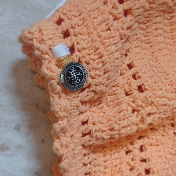 NWT She Made Me Cotton Crochet Knit Essential High-Waisted Bikini Bottoms - Picture 8 of 11